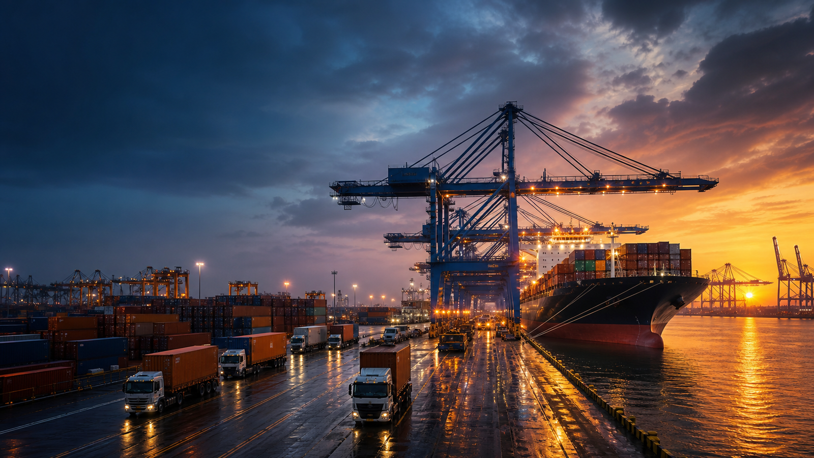 AI generated Logistics Megahub